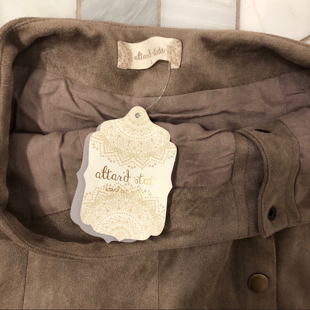 Altar’d State Suede Skirt NWT Size L - Picture 3 of 3